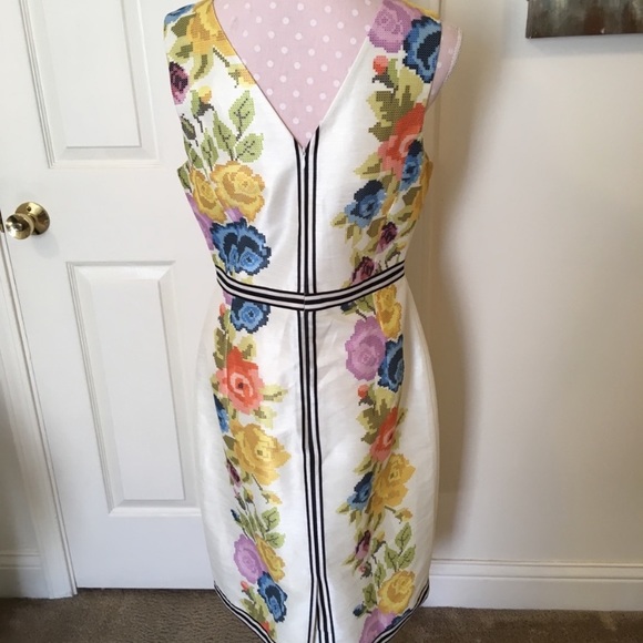 Payal Pratap for Anthropologie Garden Grid Sheath Dress - Picture 5 of 5